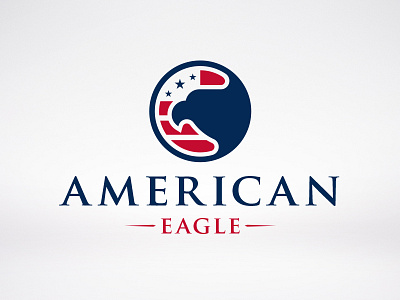 American Eagle Logo america american eagle eeuu eua flag insurance logo marketing nation patriot transport