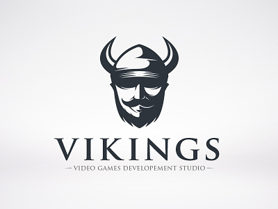 Viking Logo barbarian fight guard helmet horns logo myth mythology valhalla viking vikings warrior