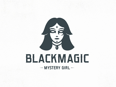 Dark Magician Woman Logo Template