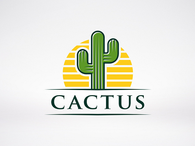 Cactus Logo by Alberto Bernabe on Dribbble