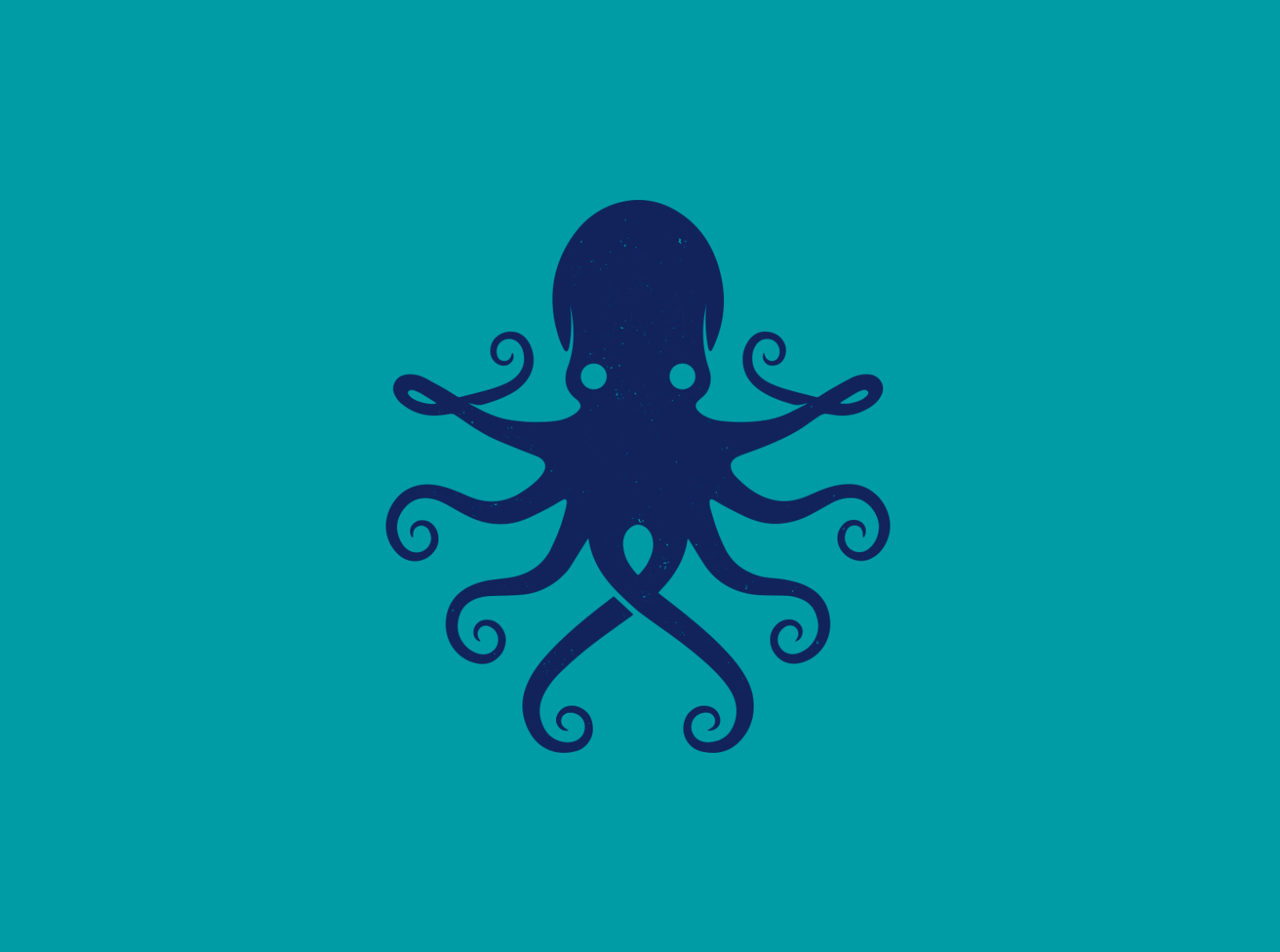 Blue Octopus Animal Logo Template by Alberto Bernabe on Dribbble