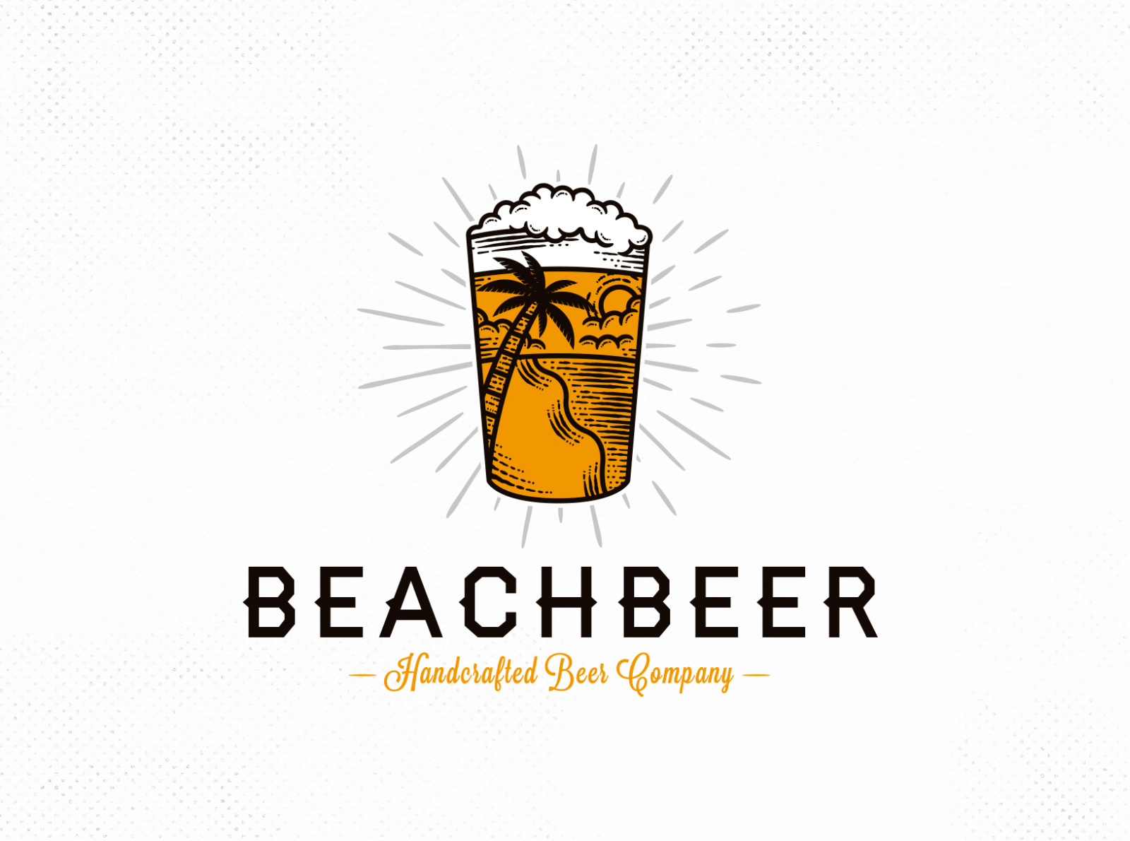 Fresh Beer Summer Logo Template by Alberto Bernabe on Dribbble