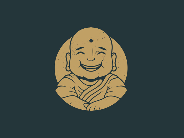 Smile Monk Vector Logo Template by Alberto Bernabe on Dribbble