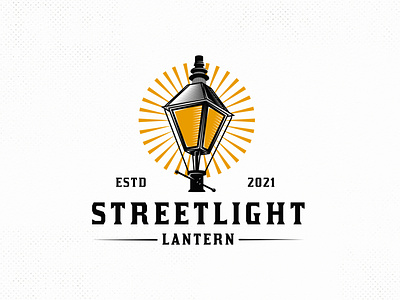 Streetlight Vector Logo Template