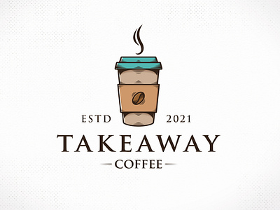 Takeaway Coffee Logo Template