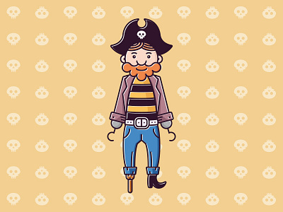 Pirate Kid Illustration