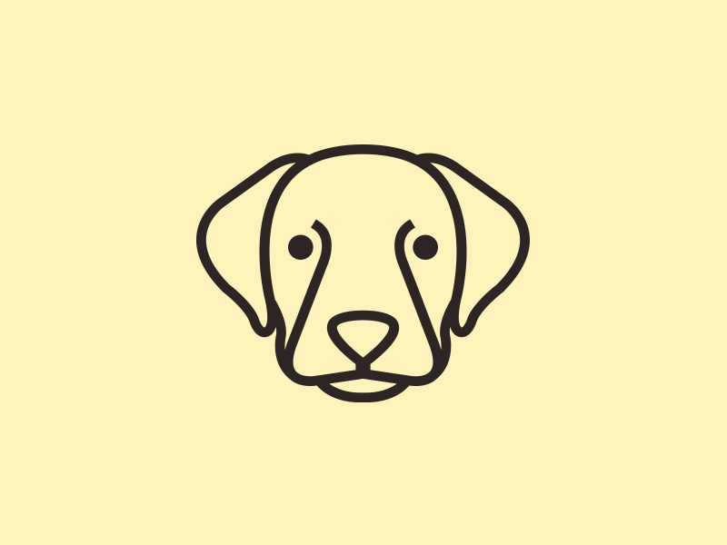 Labrador Retriever Logo by Alberto Bernabe on Dribbble