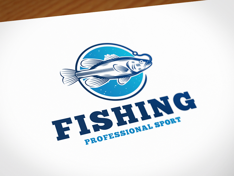 Fishing Sport Logo Template by Alberto Bernabe on Dribbble