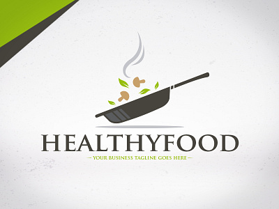 Healthy Food Logo Design chef cook chat cooking school dinner healthy food logo template natural food on sale logo online recipes restaurant stock logo vegetarian diet