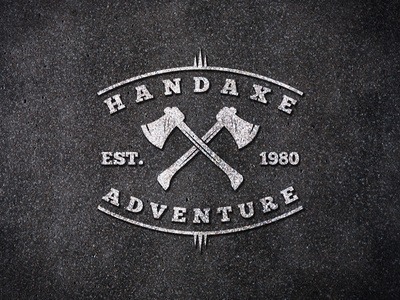Hand Axe Logo Template