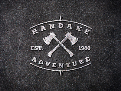 Hand Axe Logo Template adventure axe badge crest logo design emblem forest hand axe insignia logo template lumberjack stock logo weapon