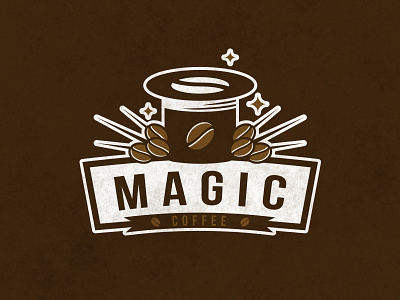 Magic Coffee Logo Template