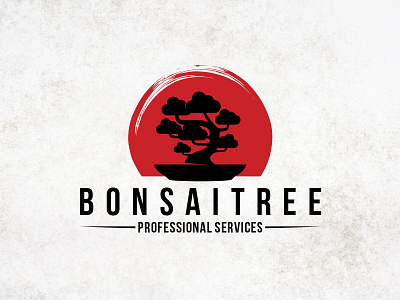 Japanese Bonsai Tree Logo