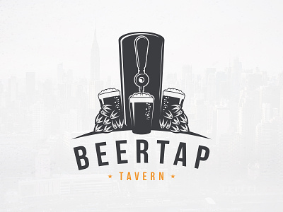 Homemade Beer Crest Logo beer brewing company clean logo design craft beer handmade beer hop logo template stock logo tap house tap room tavern business wheat