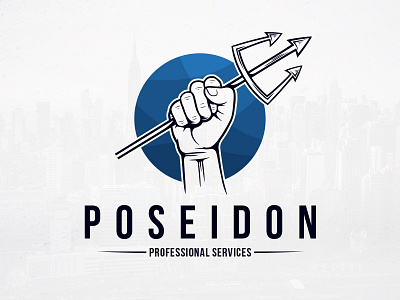 Trident of Poseidon Logo