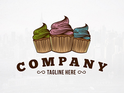 Cupcake Shop Logo