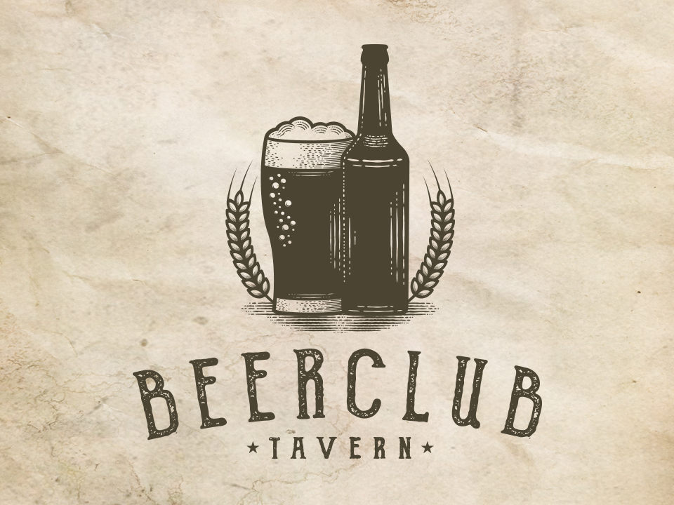 Beer Club Vintage Logo by Alberto Bernabe on Dribbble