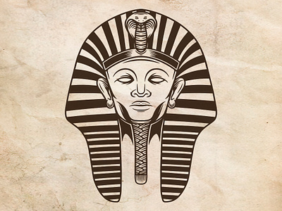 Pharaoh Face Logo Template