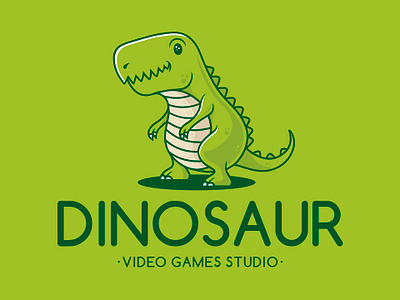 Dino Kid Mascot Logo brand identity branding cartoon character art clean design creative design cute mascot dinosaur dinosaurs freelance logo designer identity illustration illustrative logotype kids logo design logo template stock logo t rex vector video games