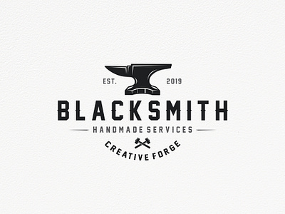 Traditional Forge Logo Template by Alberto Bernabe on Dribbble