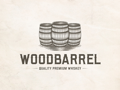 Barrel Whiskey Logo Template