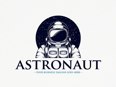 Human Astronaut Logo Template