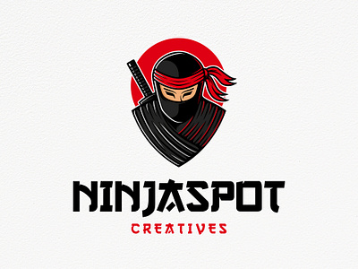 Ninja Spot Logo Template