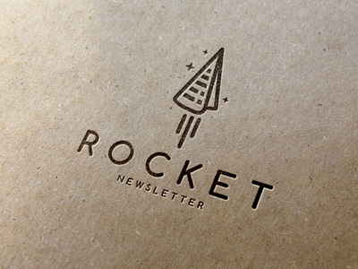Paper Rocket Logo Template