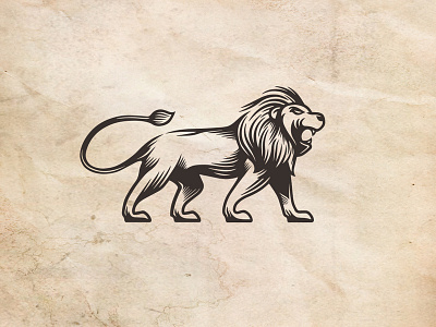 Brave Lion Logo Template africa animal brand identity branding creative design financial freelance logo designer graphicriver hand drawn logotype insurance leo leon lion logo design logo template marketing roar stock logo strength vector