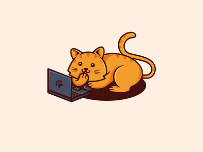 Geek Cat Logo (logo for sale)