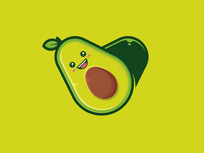 Avocado Love Logo Template