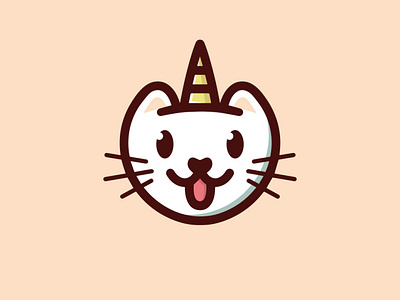 Unicorn Cat Logo (logo for sale)