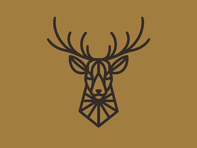 Geometric Deer Logo (logo for sale)