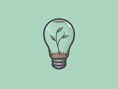 Plant Idea Logo Template