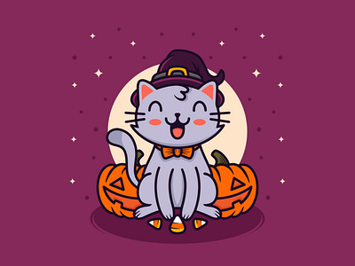 Happy Hallowen Cat