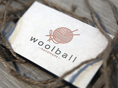 Wool Ball Logo Template