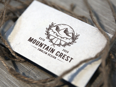 Mountain Crest Logo Template