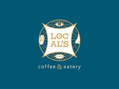 Local S Logo Dribble branding caffee graphic design illustration logo restaraunt