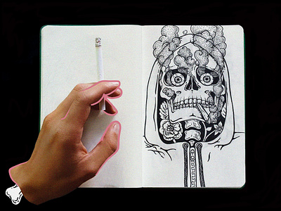 sketchbook | . skull . 2