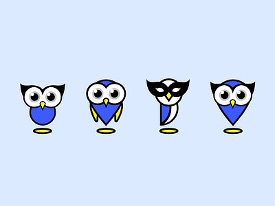 owls graphic icon illustation owl