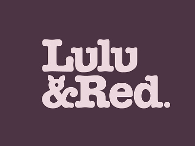 Lulu & Red brand branding fashion identity logo