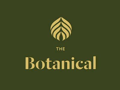The Botanical bar branding hotel identity logo