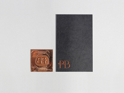 Phillip Boulding branding business card foil identity jewellery logo