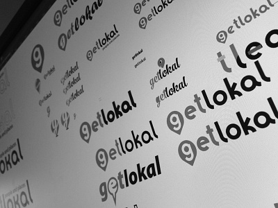 Getlokal logo redesign brand logo logotype progreess redesign web