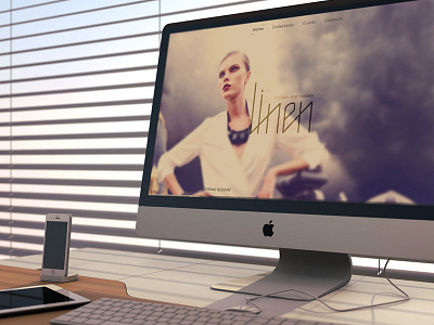 Linen Fashion and Modes WIP apple blurred company fashion flat glass logo moerdn new this ux webdesign