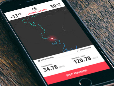 Snowboarder app ios map native navigation snowboard sport tracking