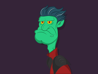 Mr. Troll character colors concept art digital draw illustration sketch troll