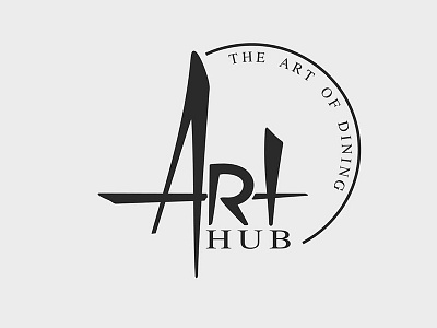 Art Hub Restaurant Logo art hub logo restaurant