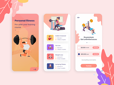 Personal Training App Concept