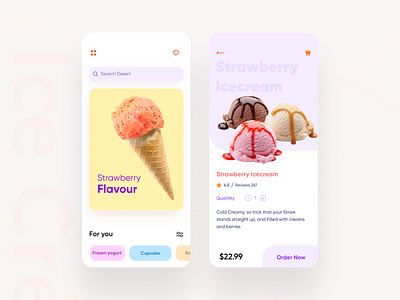 Creamio - ice cream store appstore concept concept app cream design dribbble app ecommerce figma icecream ios ios mobile app shop sketch smile store strawberry topping ui ux design uidesign